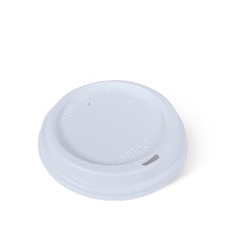 Lids Coffee Cup White 8oz Smooth 100s